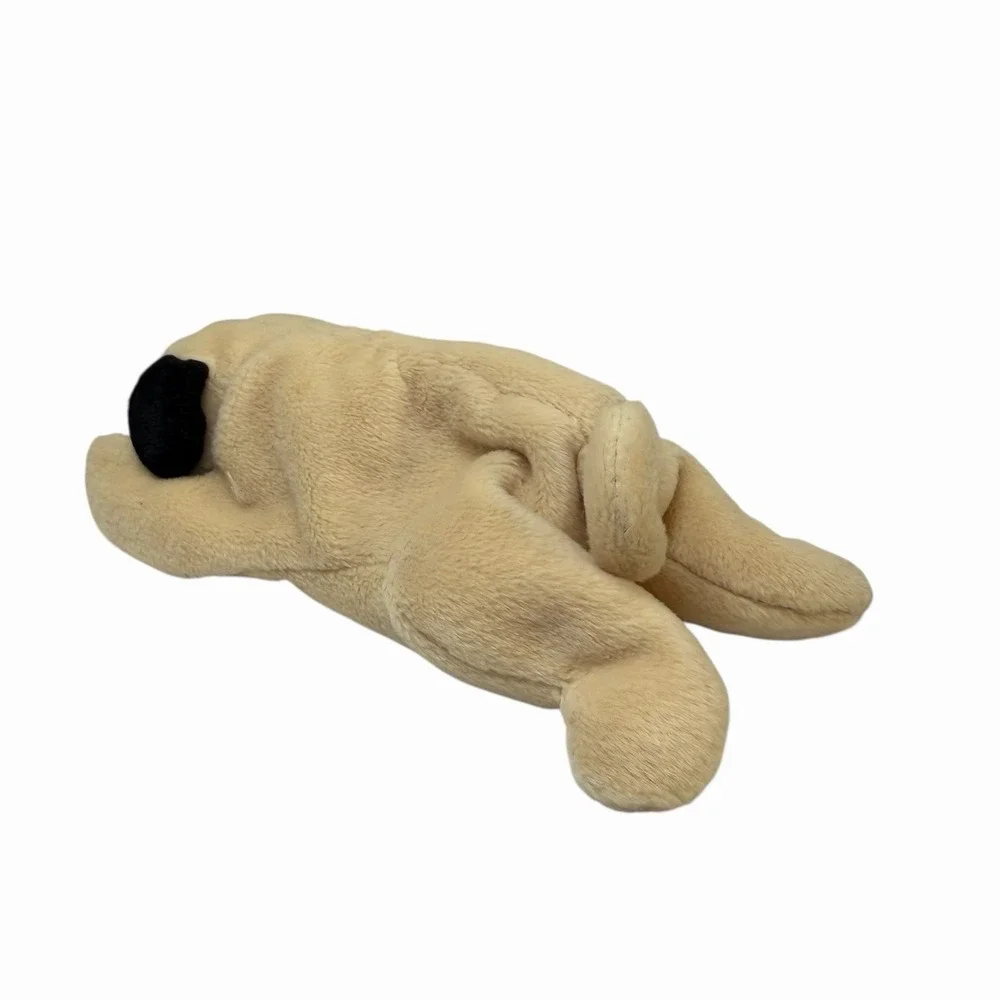 Vintage Ty Beanie Babies Pugsly The Pug Dog 1996 Plush Toy‎ Beanie Baby